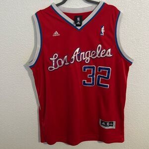 Vintage- NBA-Los Angeles Clippers-Griffen #32 Red Jersey- Size XXL